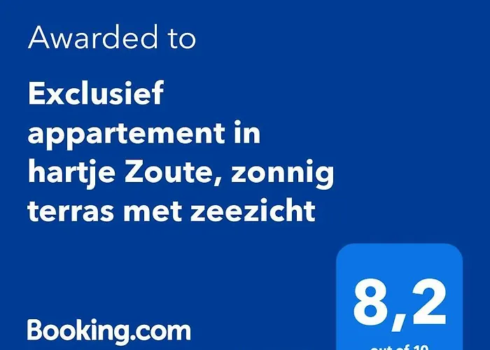 Exclusief In Hartje Zoute, Zonnig Terras Met Zeezicht Appartement Knokke-Heist